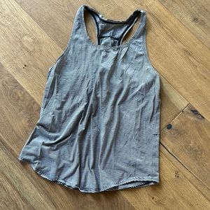 Lululemon Love Pleated tank. Black and white striped. Great condition!